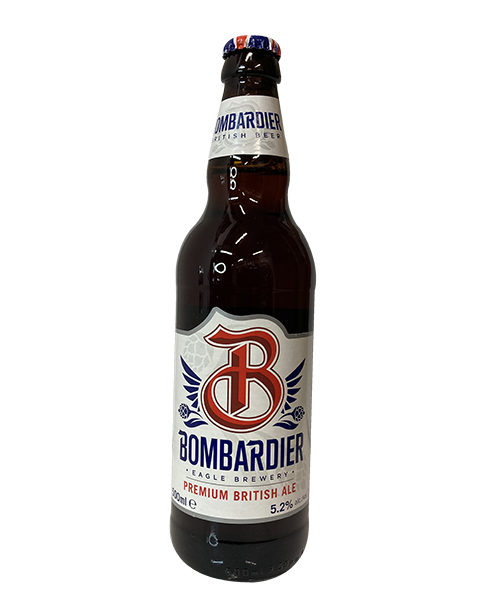Cerveza Bombardier Inglaterra