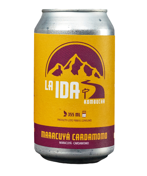 Kombucha La IDa Maracuya Cardamomo de la Ciudad de Valdivia