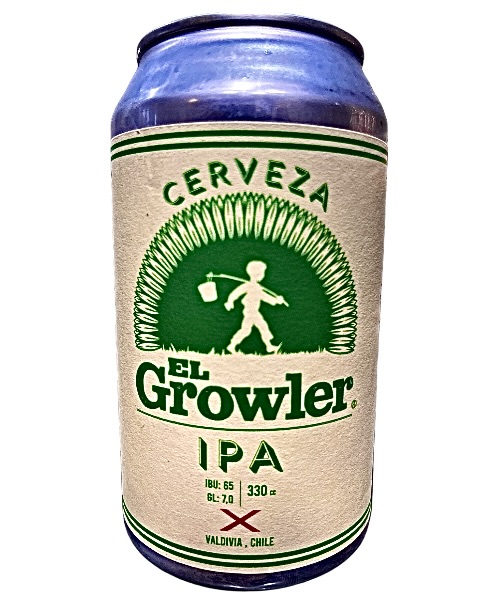 Cerveza Artesanal EL Growler IPA desde Valdivia