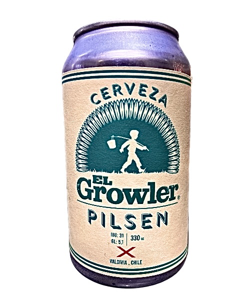 Cerveza artesanal El Growler Pilsen