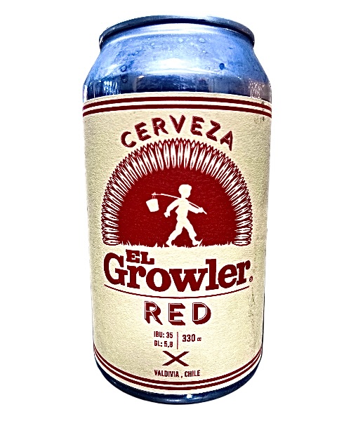 Cerveza Artesanal EL Growler RED de Valdivia